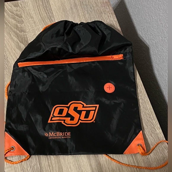 Oklahoma State University OSU Drawstring Backpack - Picture 3 of 4